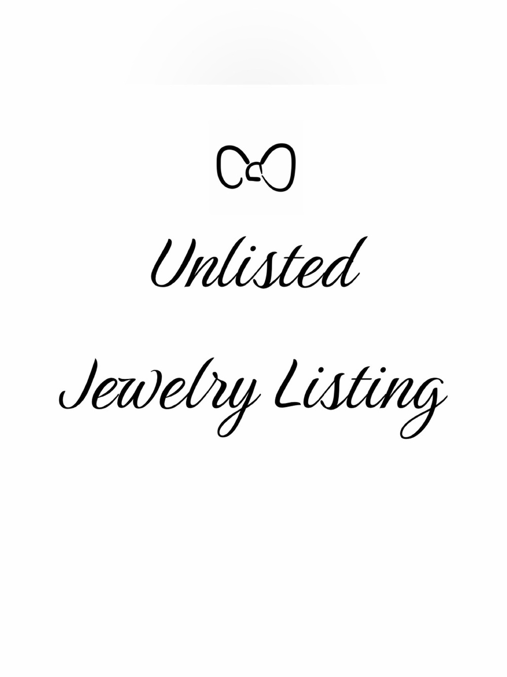 Unlisted Jewelry Listing